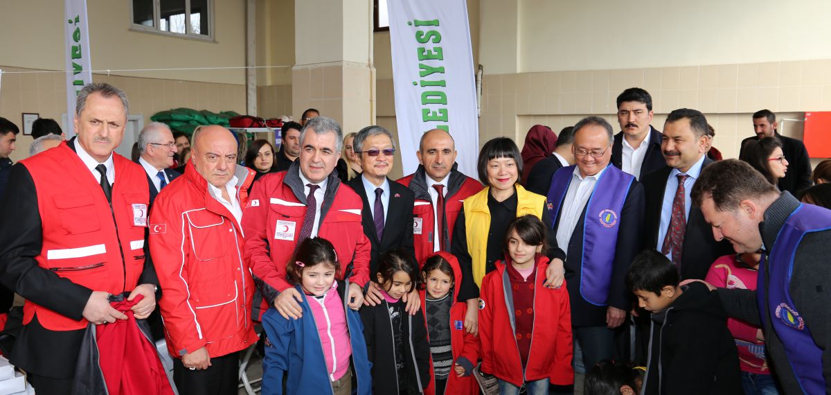 MHGF’nin organizasyonu ile Tayvanlıların yardımları Kilis’teki Suriyeli çocuklara ulaştı